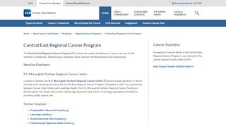 
                            2. Central East Regional Cancer Program – Cancer Care Ontario