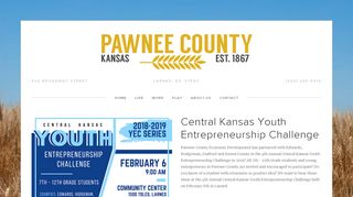 
                            4. Central Kansas Youth Entrepreneurship Challenge — Larned Area ...