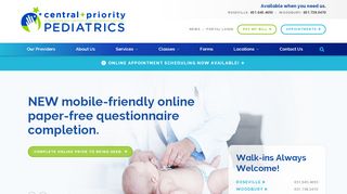 
                            1. Central + Priority Pediatrics: Home