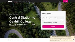 
                            8. Central Station to Oakhill College - 7 ways to travel via train, and subway