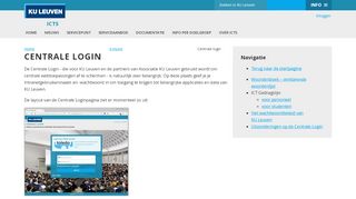 
                            8. Centrale login – ICTS - admin.kuleuven.be