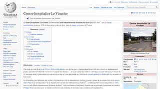 
                            5. Centre hospitalier Le Vinatier — Wikipédia