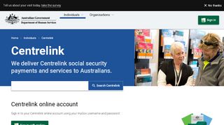 
                            7. Centrelink - Australian Government Department …