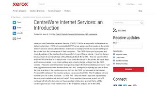 
                            6. CentreWare Internet Services: an Introduction - At …