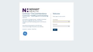 
                            6. Centricity™ Time and Attendance Centricity™ Staffing ... - Novant Health