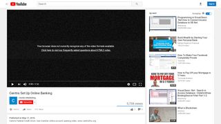 
                            8. Centris Set Up Online Banking - YouTube