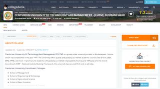 
                            5. Centurion University of Technology and Management - [CUTM ...