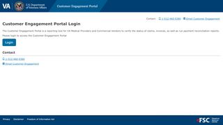 
                            6. cep.fsc.va.gov - Customer Engagement Portal Login