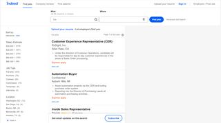
                            2. Cer Jobs, Employment | Indeed.com