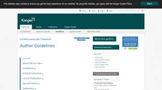 
                            3. Cerebrovascular Diseases Guidelines - Karger Publishers