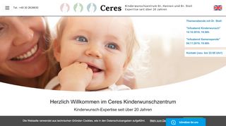 
                            9. Ceres Kinderwunsch Berlin - Wir helfen bei unerfülltem ...