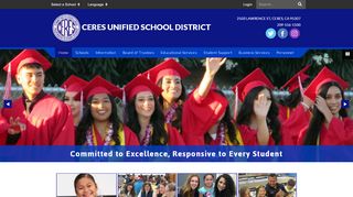 
                            8. Ceres Unified School District: Home