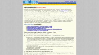 
                            8. CERS Electronic Reporting - UNIDOCS