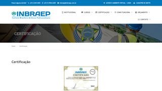 
                            5. Certificação | Instituto Brasileiro de ... - inbraep.com.br