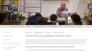 
                            9. Certificate of Clearance Instructions - Single Subject ...
