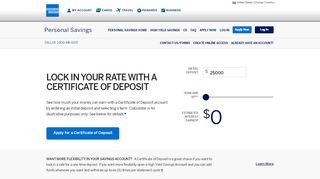 
                            6. Certificate of Deposit Account | American Express ...