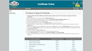 
                            9. Certificate Online - Pune University