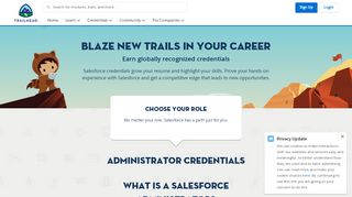 
                            2. Certification - Administrator Overview - Trailhead - Salesforce