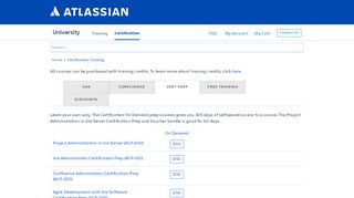 
                            1. Certification Catalog - Atlassian Training