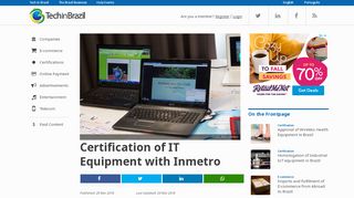 
                            9. Certification of IT Equipment with Inmetro - techinbrazil.com