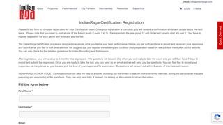 
                            4. Certification Registration | - IndianRaga