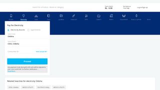 
                            3. CESU Online Bill Payment At Paytm - Pay Odisha Electricity Bill Online