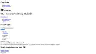 
                            5. CEU - Insurance Continuing Education