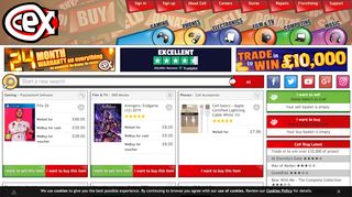 
                            10. CeX (UK) Buy & Sell Games, Phones, DVDs, Blu-ray ...