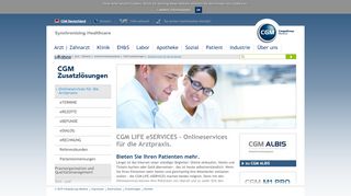 
                            1. CGM LIFE eSERVICES – Onlineservices für die …