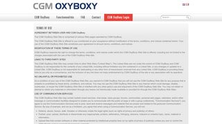 
                            1. CGM OxyBoxy Login