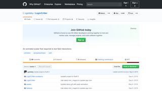 
                            2. cgoldsby/LoginCritter: An animated avatar that responds to ... - GitHub