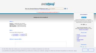 
                            2. ch-le-vinatier.fr: DNSLookUp Nslookup DNS de ch …