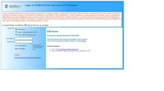 
                            8. CH2M - CPS Portal Login Page