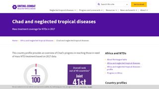 
                            5. Chad and neglected tropical diseases | Uniting to Combat NTDs