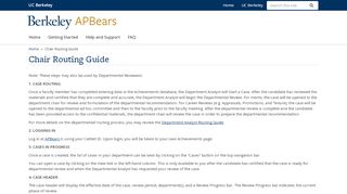 
                            2. Chair Routing Guide | APBears