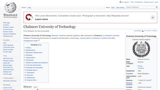 
                            4. Chalmers University of Technology - Wikipedia