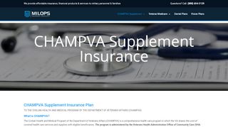 
                            1. CHAMPVA Supplemental Insurance Plan | MILOPS Insurance ...