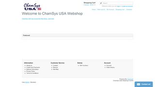 
                            7. ChamSys USA Webshop