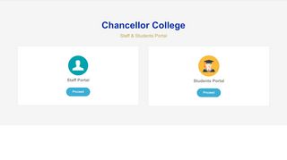 
                            2. Chancellor College Portal