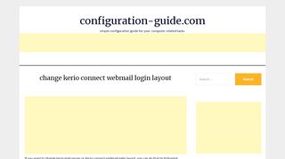 
                            9. change kerio connect webmail login layout | configuration-guide.com