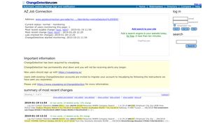 
                            6. Change Log: AZ Job Connection - changedetection.com