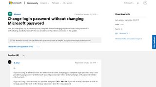 
                            7. Change login password without changing Microsoft …