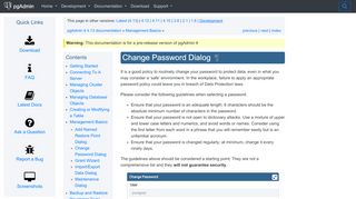 
                            1. Change Password Dialog — pgAdmin 4 4.12 documentation