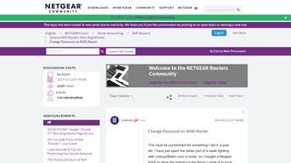 
                            5. Change Password on N300 Router - NETGEAR Communities