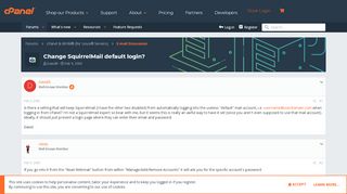 
                            8. Change SquirrelMail default login? | cPanel Forums