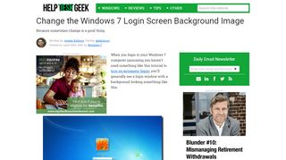 
                            4. Change the Windows 7 Login Screen Background Image