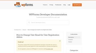 
                            6. Change user email for User Registration addon – WPForms ...