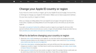 
                            1. Change your Apple ID country or region - Apple …