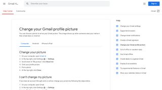 
                            11. Change your Gmail profile picture - Computer - …