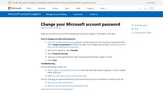 
                            8. Change your Microsoft account password